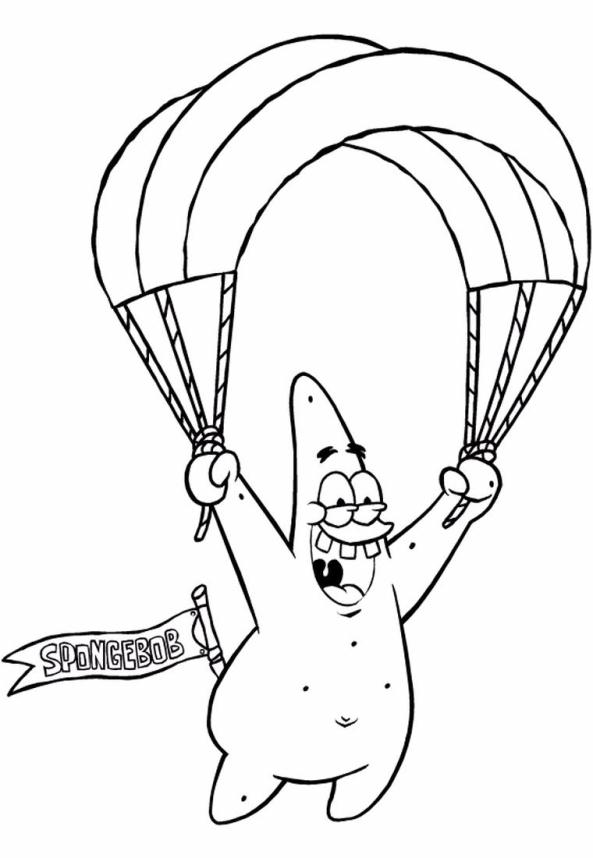 Kids-n-fun.com | Coloring page Patrick Starfish Patrick Starfish